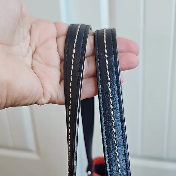 Coach 2013 Park Colorblock Carrie Tote Orange Blue Brown - Picture 9 of 14